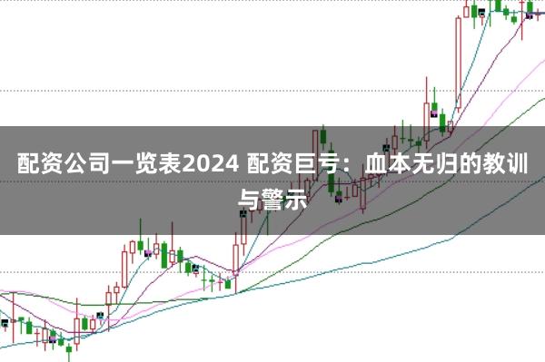 配资公司一览表2024 配资巨亏：血本无归的教训与警示