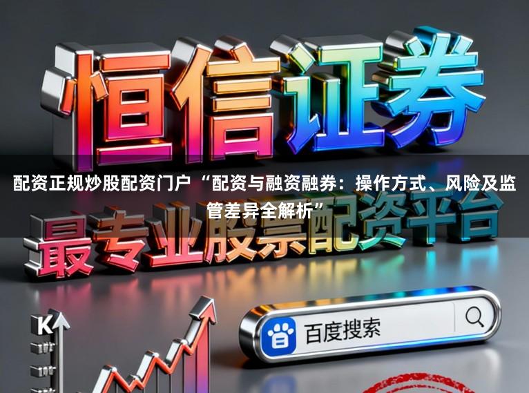 配资正规炒股配资门户 “配资与融资融券：操作方式、风险及监管差异全解析”