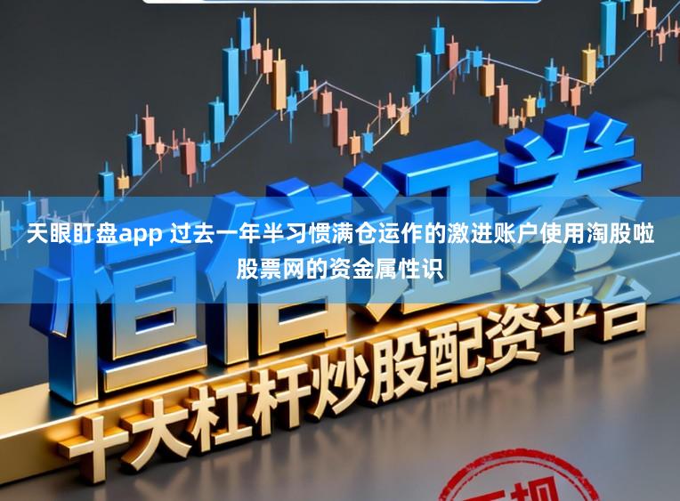 天眼盯盘app 过去一年半习惯满仓运作的激进账户使用淘股啦股票网的资金属性识